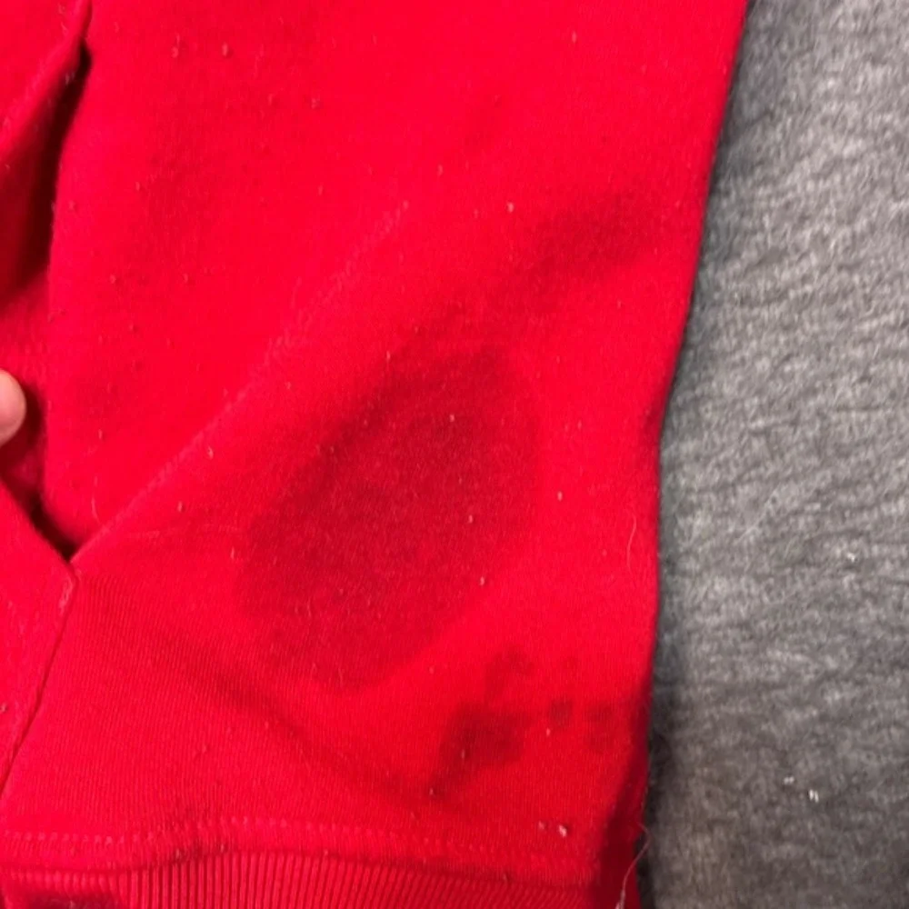 Vintage Rocawear Hoodie Men 2XL Red ROC BK 1999‎ Graphic Distressed Streetwear